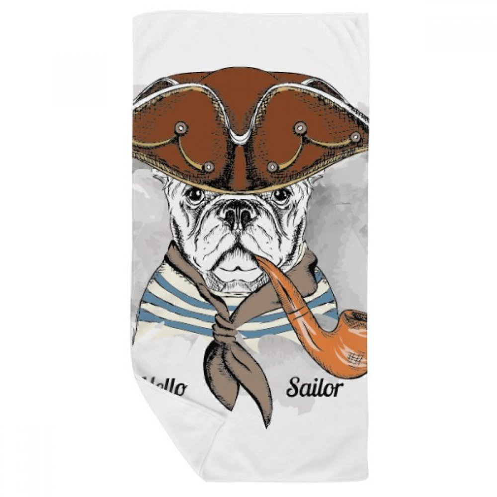 Serviette de toilette aquarelle 35x70cm idéale pour le sport et le voyage