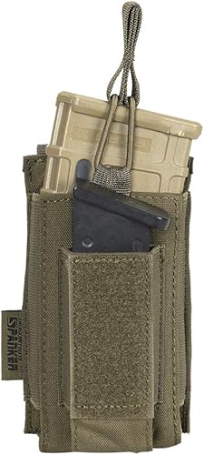 Miniatura 53 de EXCELLENT ELITE SPANKER Funda para rifle elástico Mag M4 M14 M16 AK AR para rifle elástico M4 M14 M16 AK AR para bolsa de pistola Mag Doble-Negro