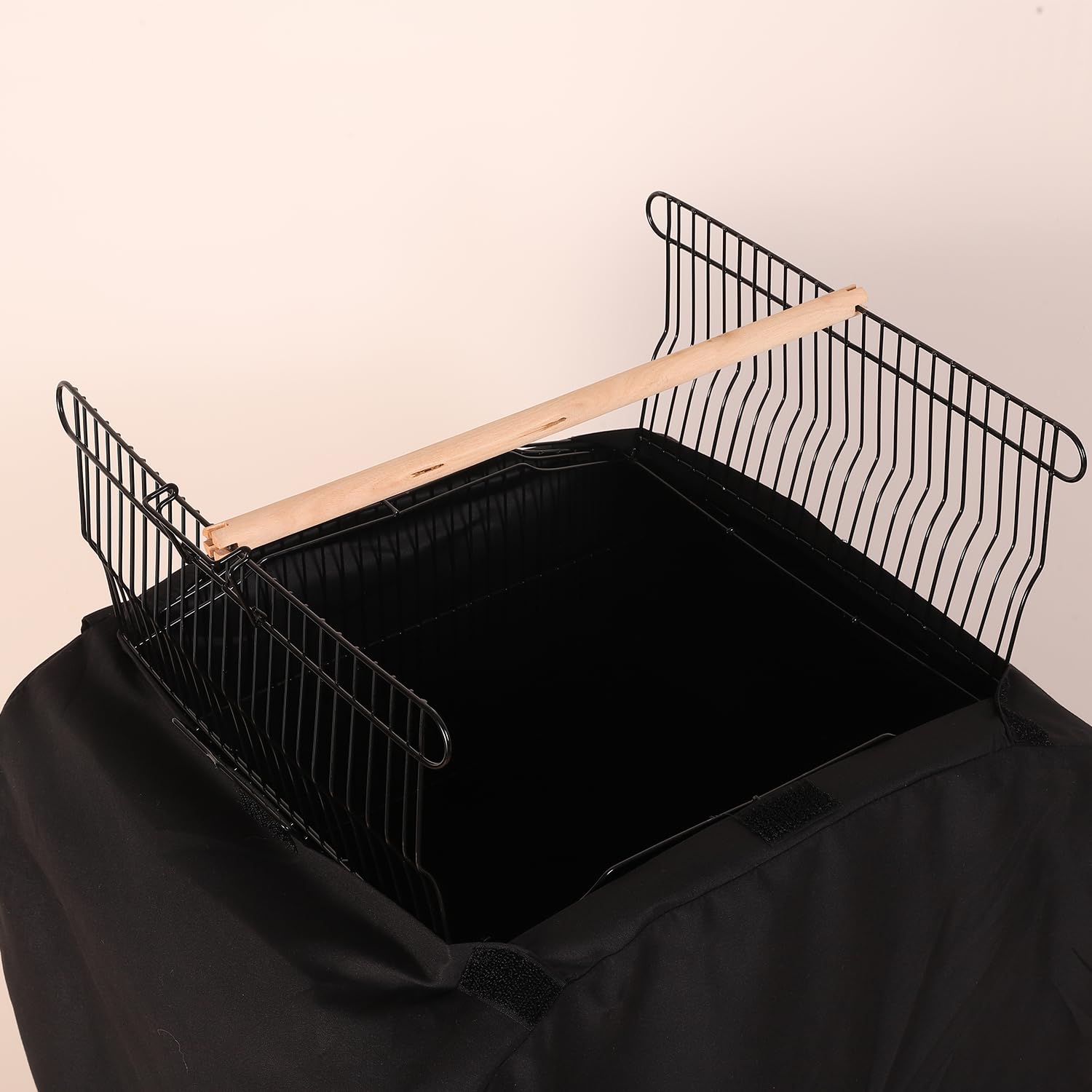 Colorday Good Night Bird Cage Cover for Large Bird Cage with Play Top (Patent Pending) (Black, 64"), 36 inches H - Image 4
