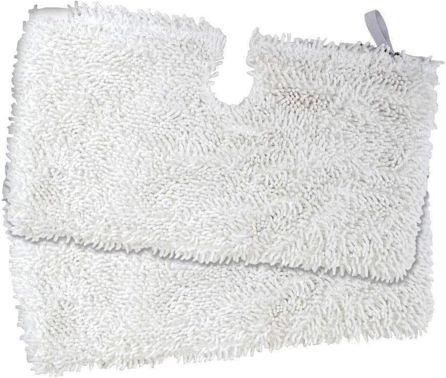 Tiswell ™ 2pcs Microfiber Replacement Pads for Shark Steam Pocket Mops S3550 S3901 Household Dust Pads Cleaning Pad (White)