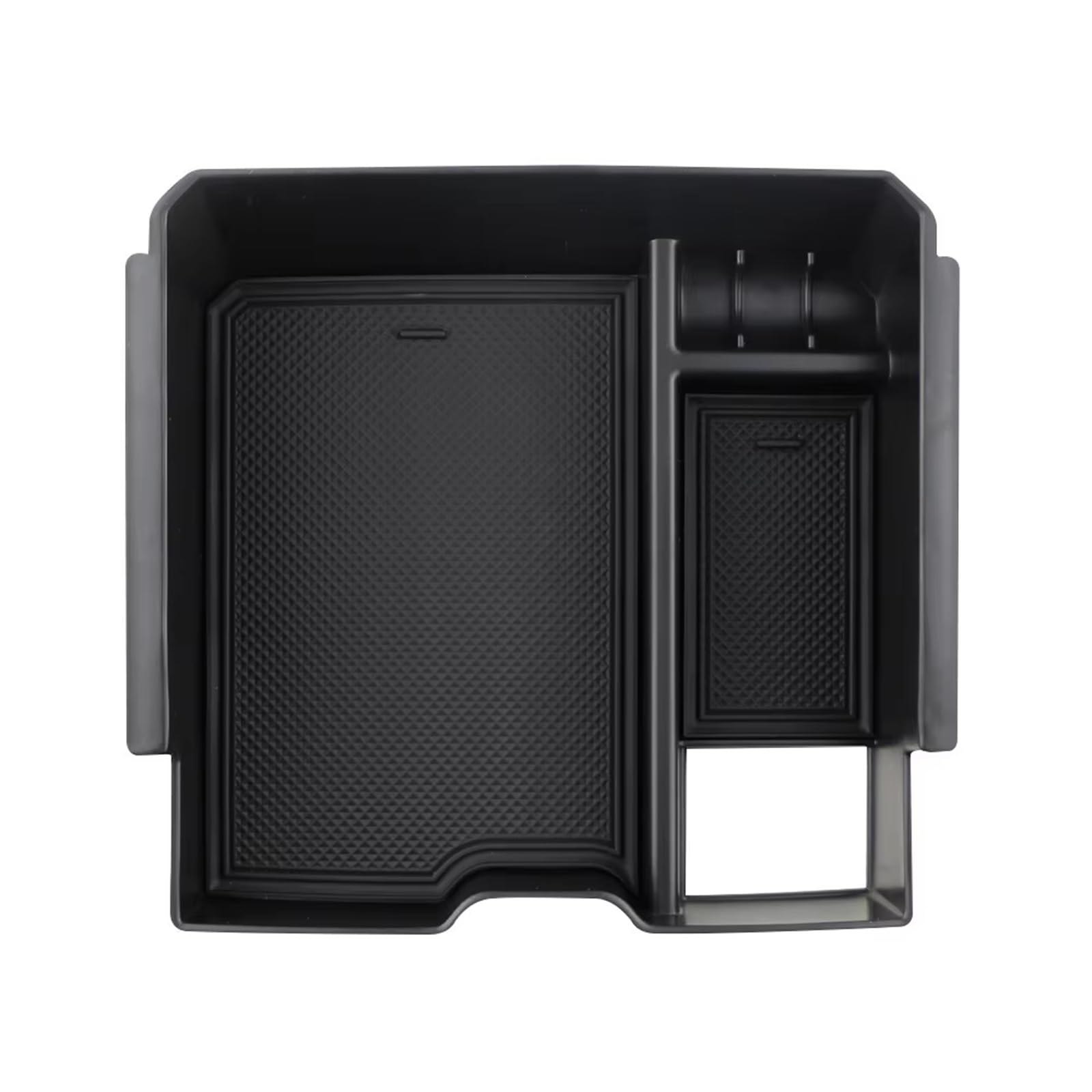 SZTMYVUW Interior Storage Box Compatible With Ranger For Everest 2023 2024 Armrest Storage Box Tray Center Console Organizer Holder Stowing Interior Accessories(Electrical Brake)