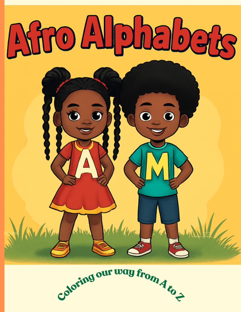 Afro Alphabet: Coloring our way from A-to-Z