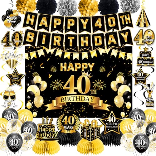 Image of 40th Birthday Decorations for Men Women
