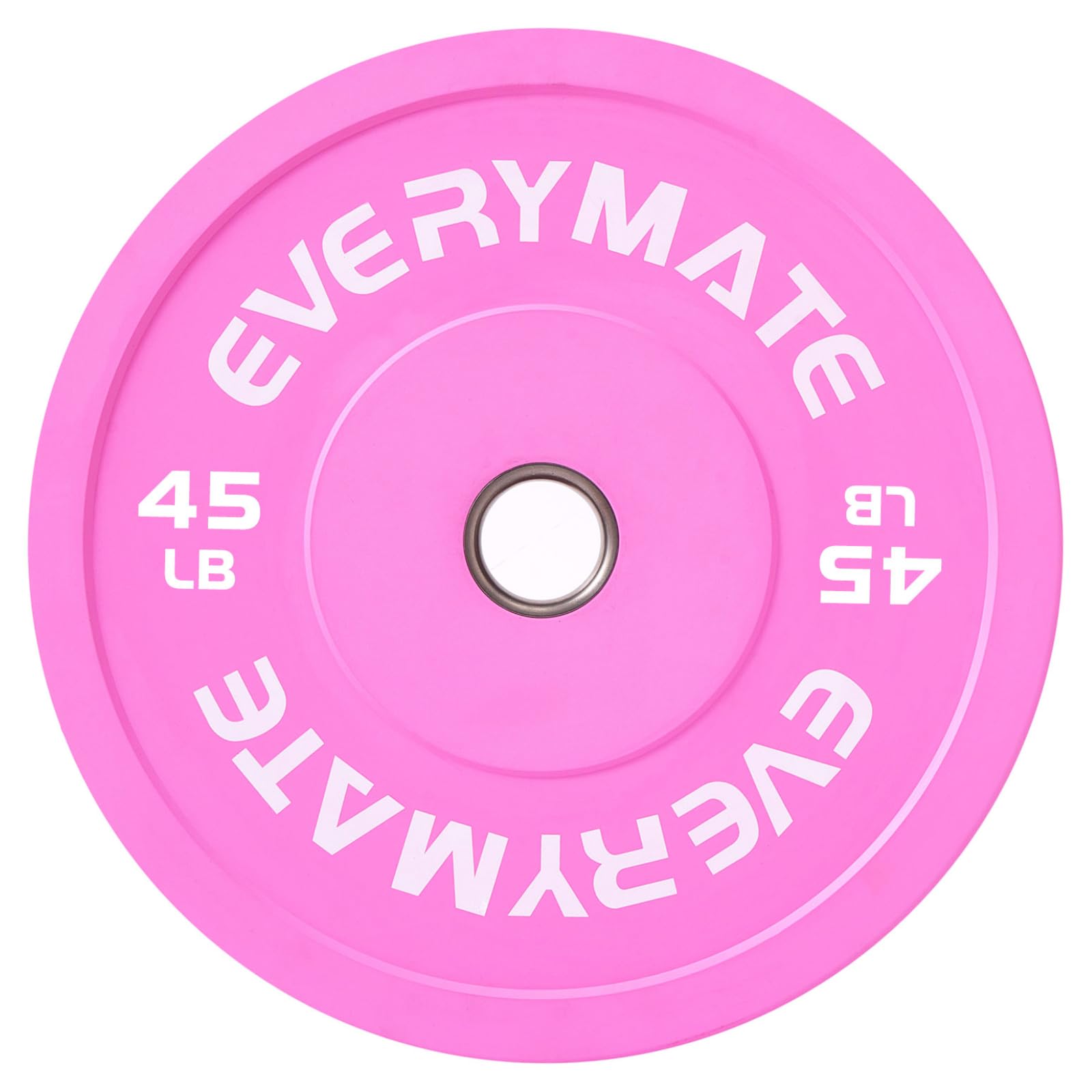 EVERYMATE Change Weight Plates 1.25LB 2.5LB 5LB Set Fractional Olympic Bumper Plates for Cross Training Steel Insert Strength Training