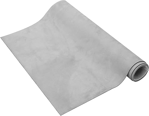 Vista 22 de X AUTOHAUX Forro de ante de 59.8 pulgadas de largo x 47 pulgadas de ancho con respaldo de espuma para tapicería interior de coche, camión, RV, SUV