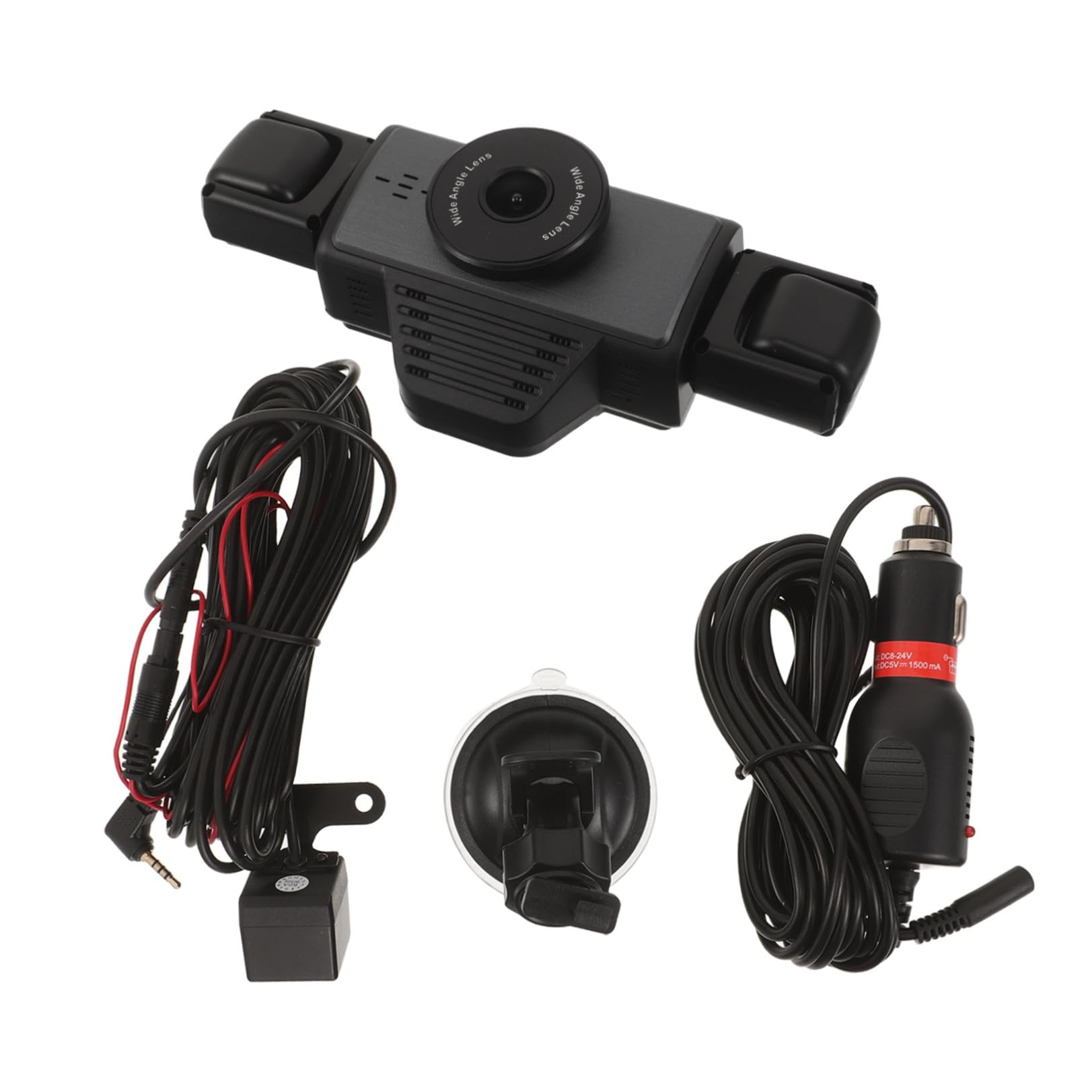 Dash Cam per Auto con Wifi e Visione Notturna Infrarossi | Registrazione Automatica in Loop, Resistenza a Temperature Estreme, Nero Abs