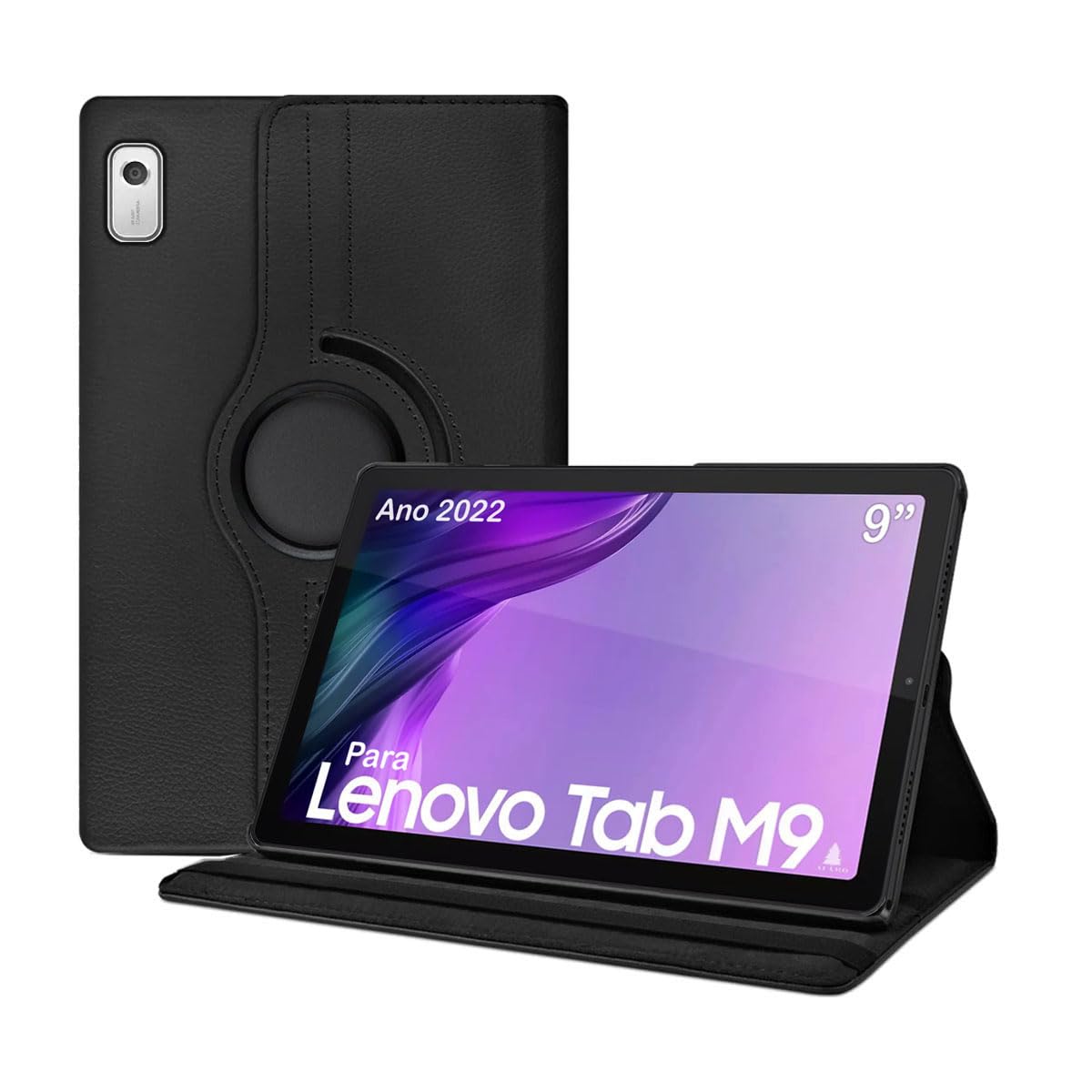 Capa case Capinha giratoria Para Lenovo Tab M9 9