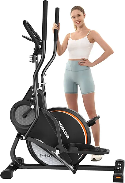 YOSUDA Elliptical Exercise Machine, 3-in-1 (Elliptical + Cardio Climber + Stair Stepper) Elliptical Machine for Home with 45°Incline, 15.5 in Stride, 16-Levals Resistance, Quiet Magnetic Sys