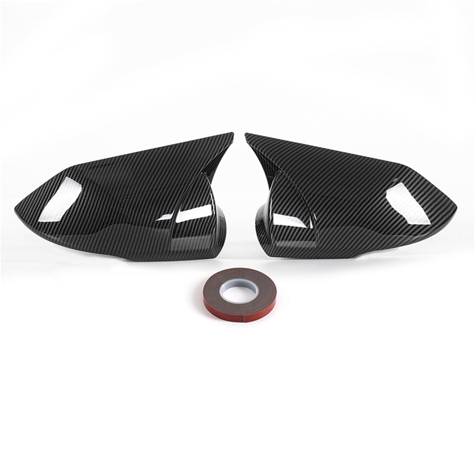 Door Wing Mirror Cover Caps for Hyundai for Elantra 2021 2022 1Pair Car Rearview Side Mirror Cover Wing Cap Exterior Sticker Door Rear View Case Trim(Carbon Look)