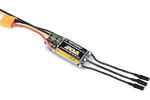 20A 2-4S RC Brushless Motor ESC with 5V/6V 4A SBEC for RC Plane