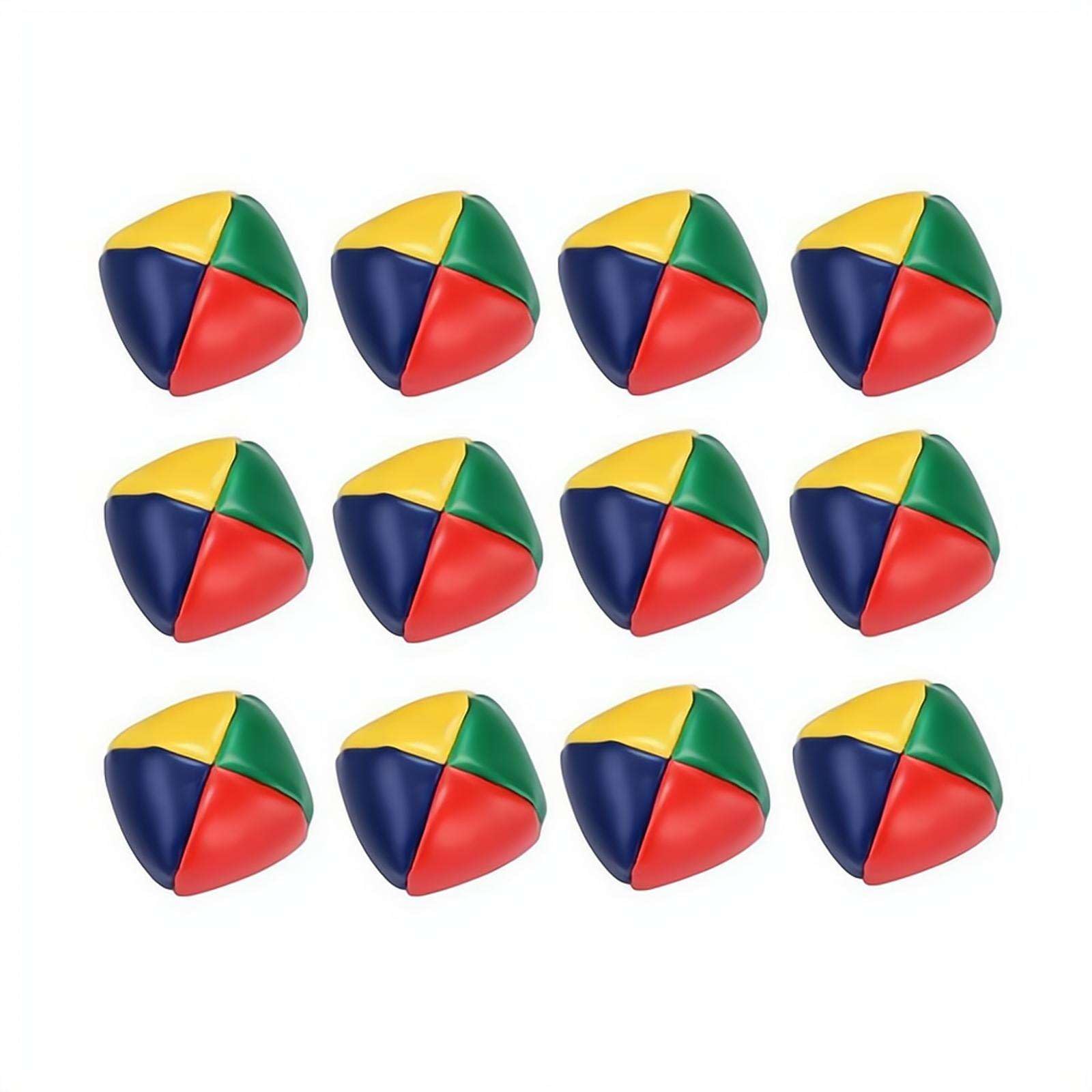 Juggling Balls Set for Beginners, Leather Beanbag, Multiple Styles- Basketball Beanbags and Soccer Beanbag, Quality Mini Juggle Ball Kit, Soft and Easy for Beginners Juggle
