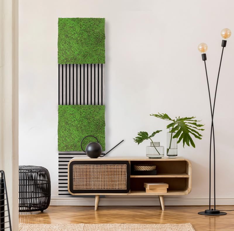 PROVISTON Akustyczne panele ścienne 3D 1040 x 520 x 10 mm prawdziwe drewno dąb szare modułowe panele ścienne