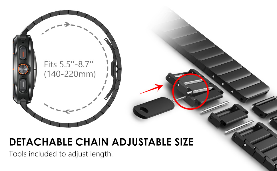 Amazon.com: WINGLE Metal Band for Galaxy Watch Ultra Bands 47mm