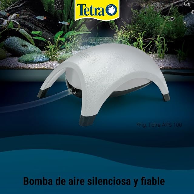 Foto 2 de 5 de Tetra APS 400 Bomba de acuario 250 - 600 L, silenciosa y con aireadores potentes, blanca