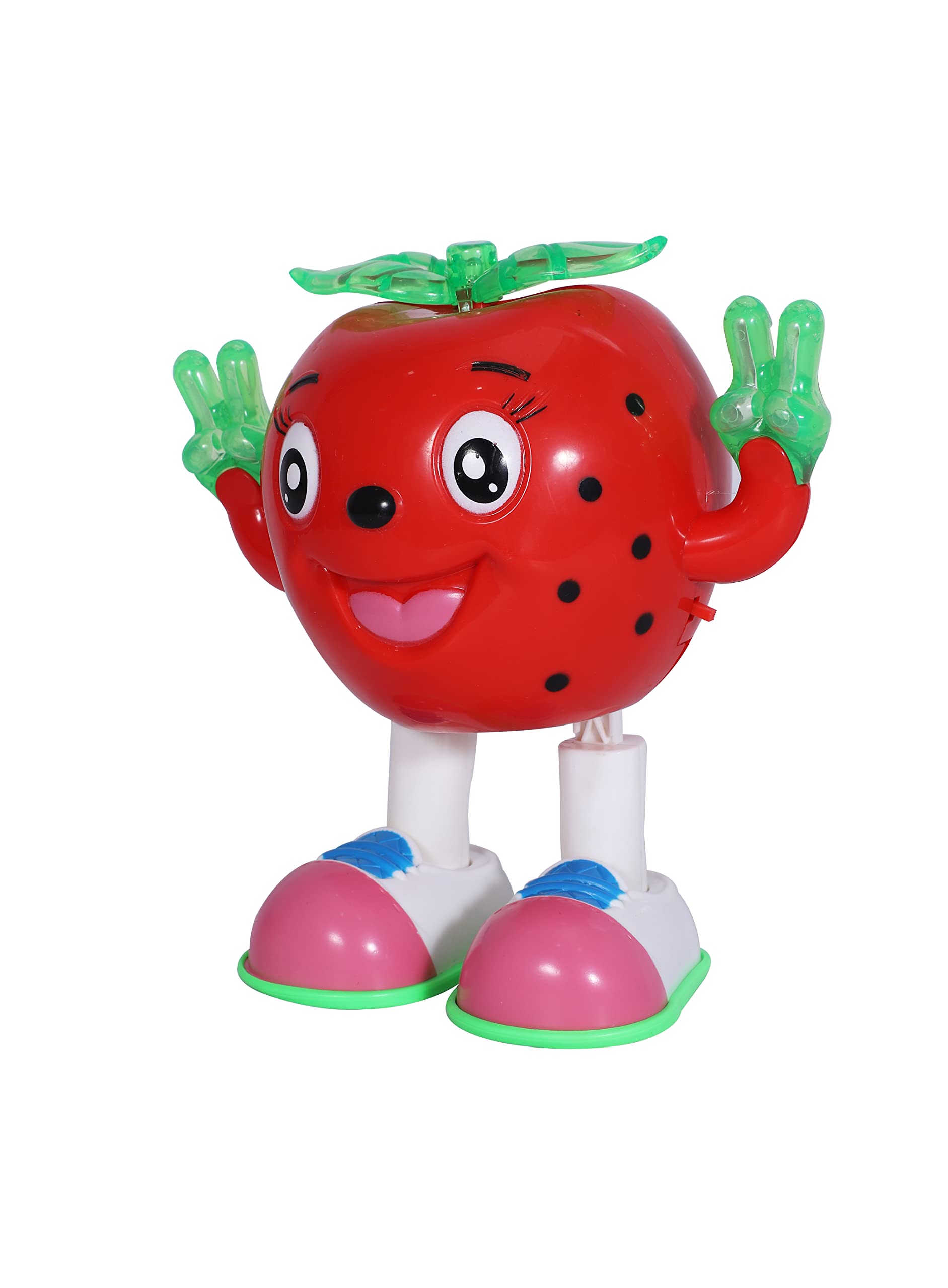 Toyzone Dancing Strawberry Bump N Go-21988 | Bump & Go Action | Strawberry Toy for Kids | Interesting Beats with Dynamic Dance | Battery Operated Toy | Easy to Carry | Age 12+ Months (B0BFFNVMX8) Amazon Price History, Amazon Price Tracker