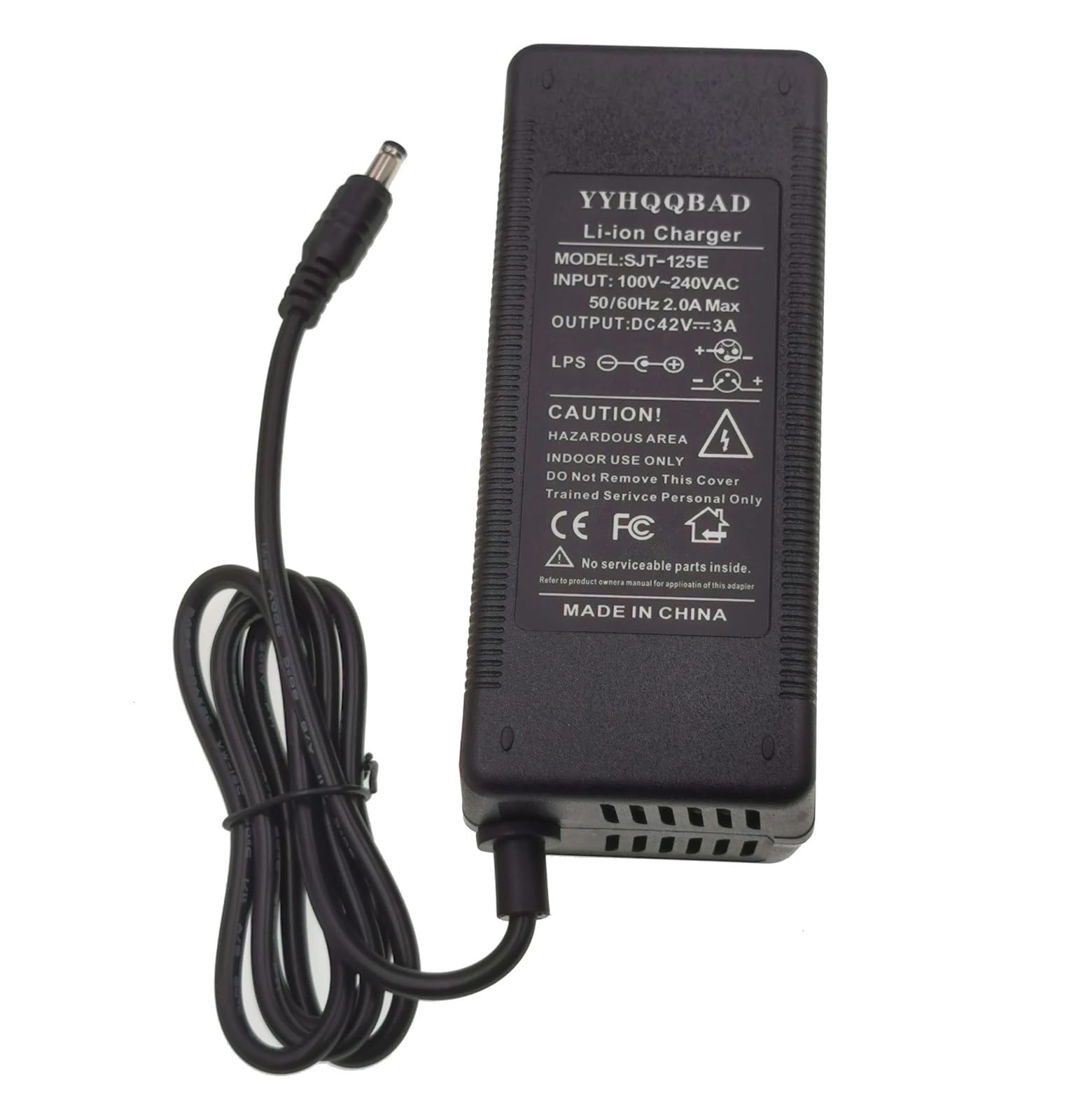 Cargador De Batería De Iones De Litio De 42V Y 3A For Batería De Litio De 10S Y 36V con Conector XT60(EU)