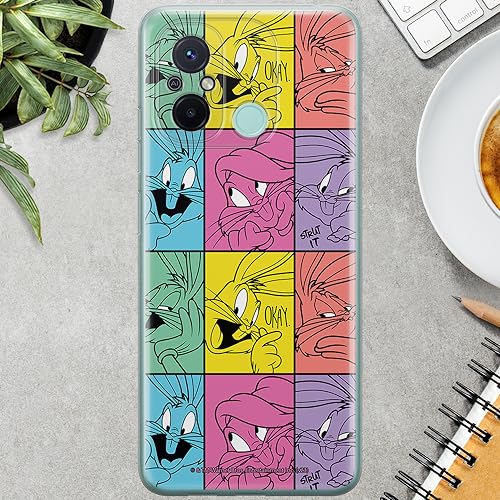 Carcasa Xiaomi Redmi 11A protector de TPU transparente Looney Tunes Bugs 026 3