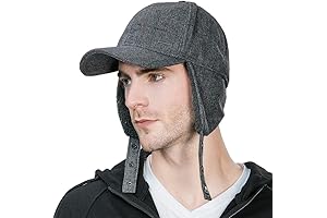 jeff and aimy hat Winter Earflap Trapper Hunting Ski Hat Baseball Cap 54-62CM