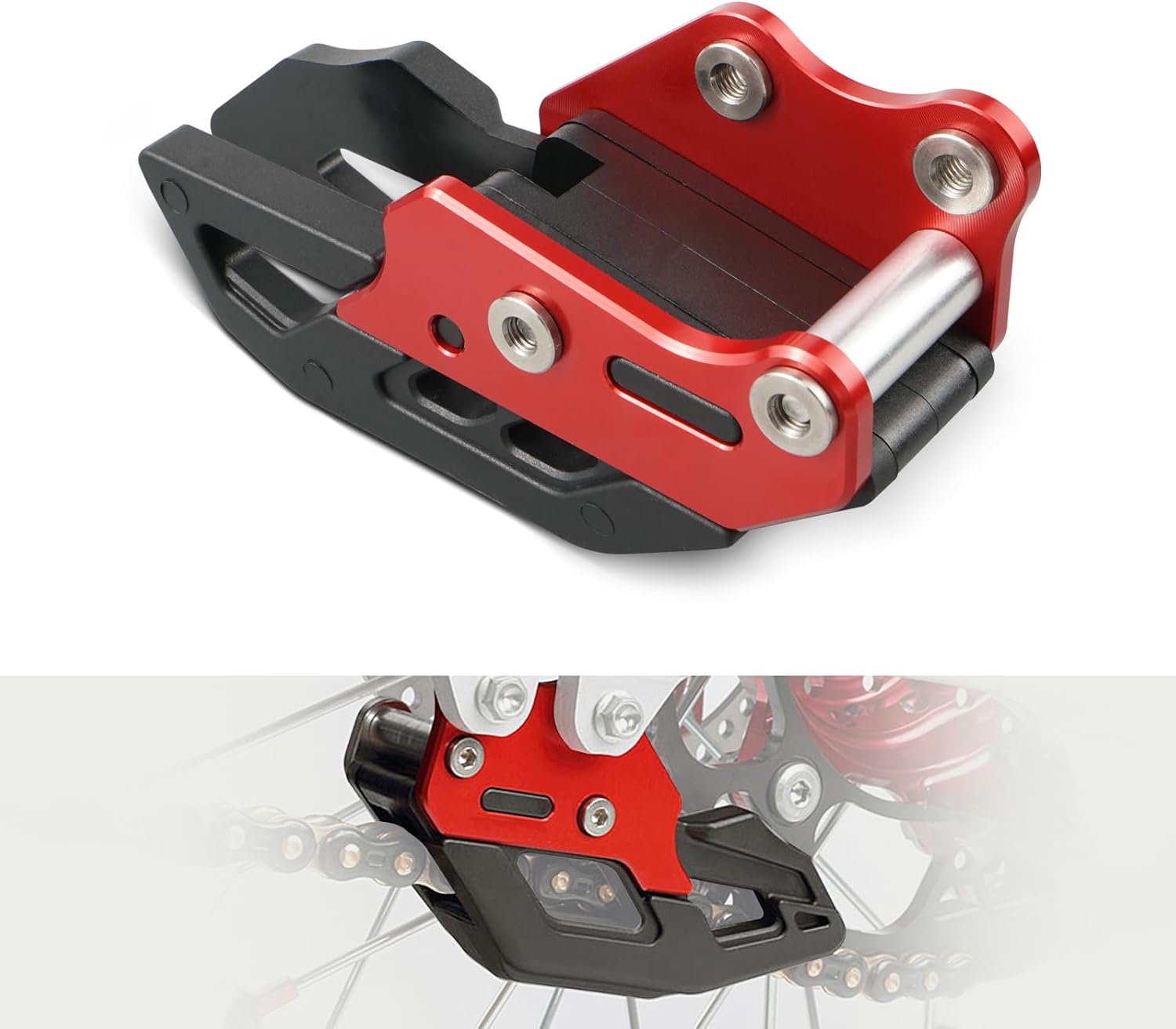 NICECNC Chain Guide Slider Compatible with Honda XR650L 1993-2022, Motorcycle Chain Protector for CRF300L / CRF300L Rally 2021-2022, xr650l Accessories for CRF250 Rally 2018-2021, CRF250L/M 2012-2021
