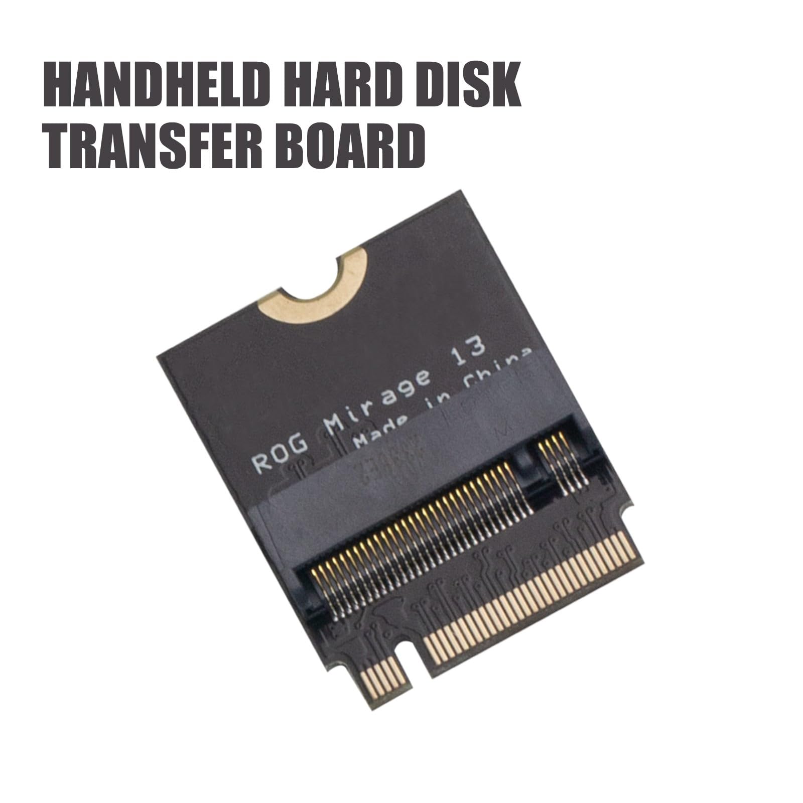 dla Asus ROG Phantom 13 Laptop 2230 do 2280 SSD adapter karty rozszerzeń NVME M-Key M.2 PCIE 4.0 złoty adapter do palców aktualizacja konwertera 180 stopni do tyłu laptopa