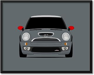 CUSTOMIZABLE COLOR: Mini Cooper JCW GP R53 2006 Inspired Poster Print Wall Art Decor Handmade (Unframed)
