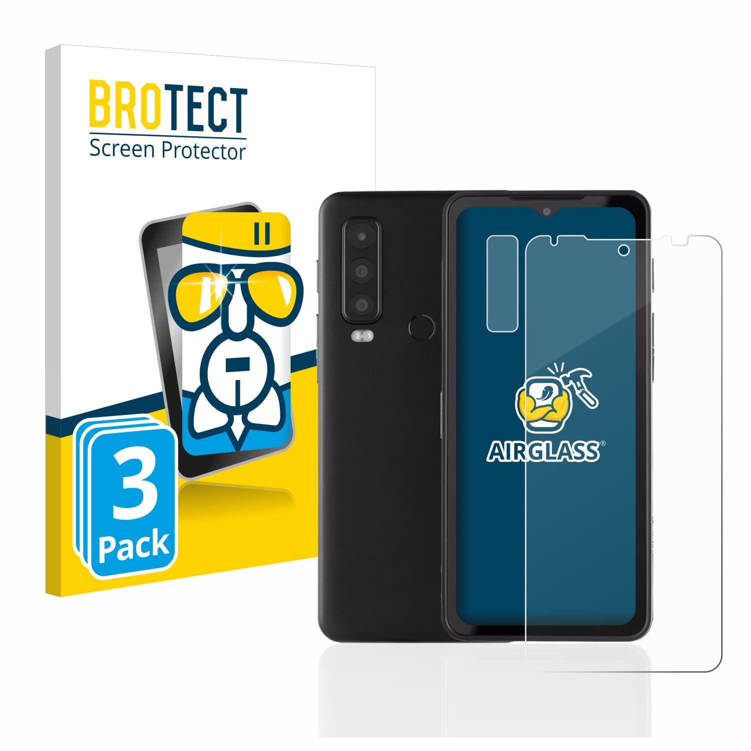 Protection écran Anti-espion Pour Caterpillar Cat S75 - Film PET Brillant - Neuf