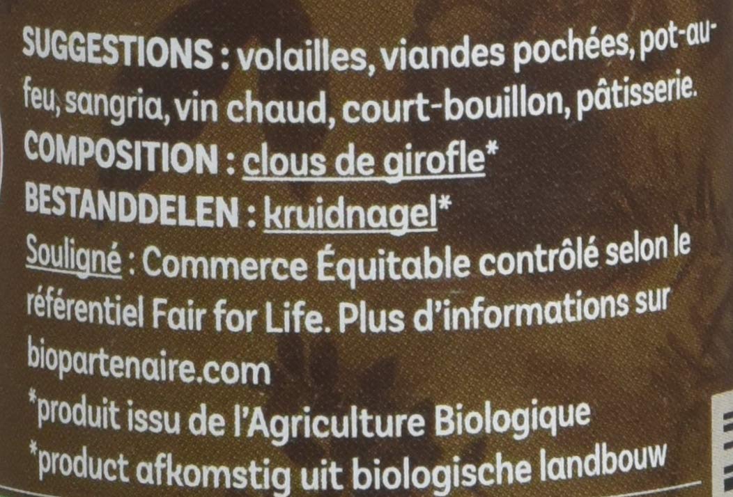 Coo Clous de Girofle Poudre 0.45 g 1 Unité