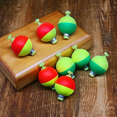 Miniatura 8 de XFISHMAN Kit de corchos de pesca con peso para pescar, flotador de espuma hecho a mano, 1 pulgada, 2 en 8-12 unidades