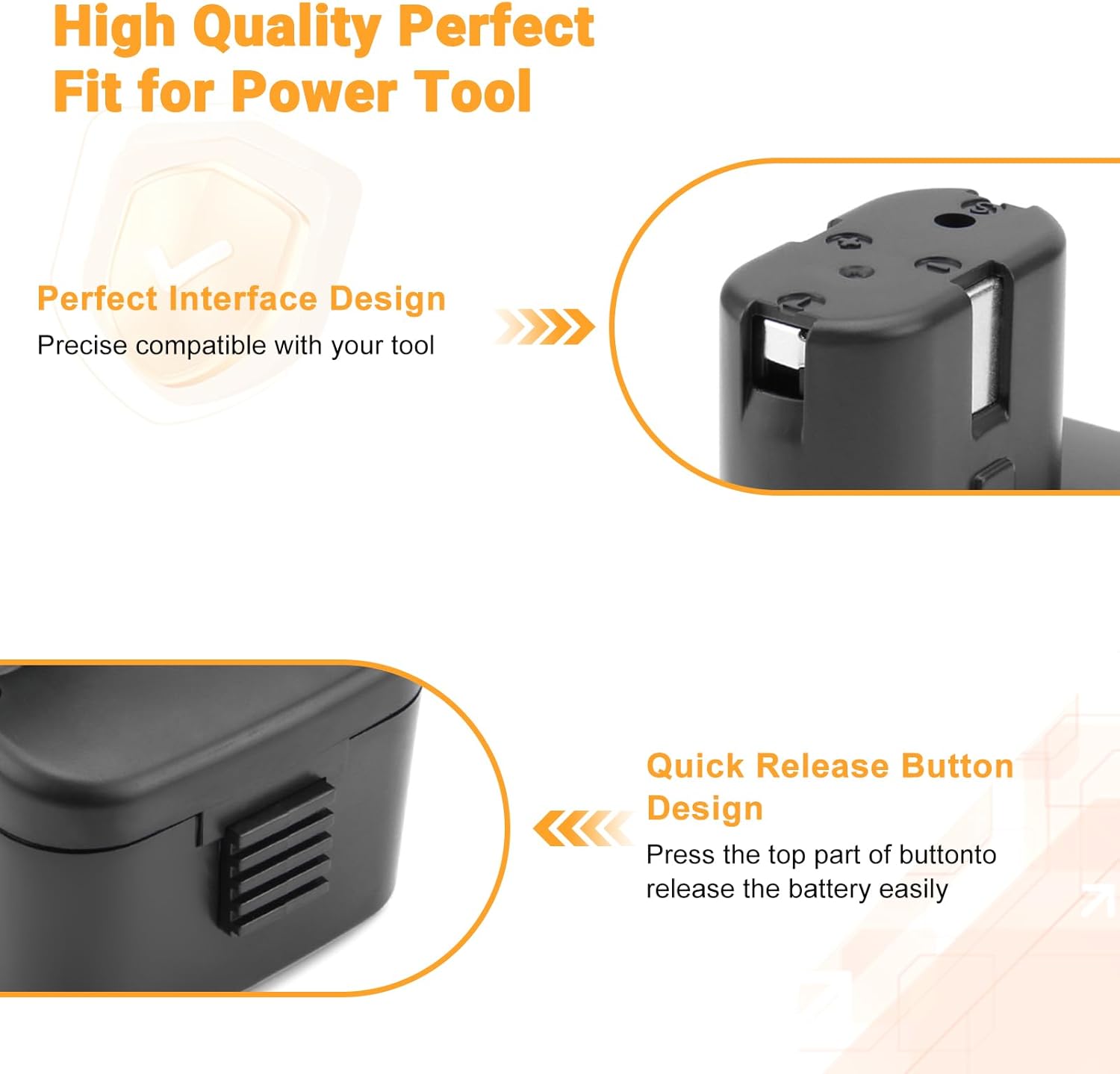 Shentec Upgraded 2-Pack 3.5Ah 12V Replacemen Battery Compatible with Hitachi EB1214S 324360 EB1212S EB1214L EB1220BL EB1220HL EB1220HS EB1220RS EB1222HL EB1226HL EB1230HL EB1230R EB1230X, Ni-MH