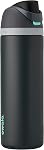 Owala FreeSip Bouteille d'eau en acier inoxydable isolante avec paille pour les sports et les voyages, sans BPA, 24oz, Foggy Tide