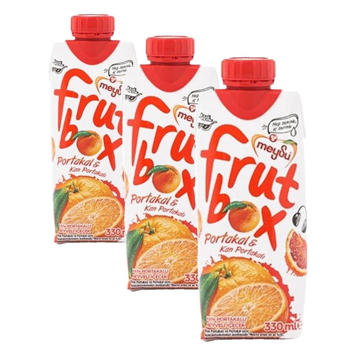 Meysu 330 Mililitre Frutbox Portakal Meyveli İçecek (3 paketi)