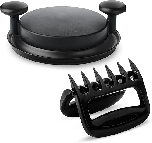 3 piezas de trituradora de pollo, trituradora profesional con garras de carne, herramienta trituradora de carne con asas, garras de oso resistentes
