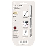 uniball Vision Rollerball Pens, Fine Point (0.7mm), Black, 5 Pack – view 8