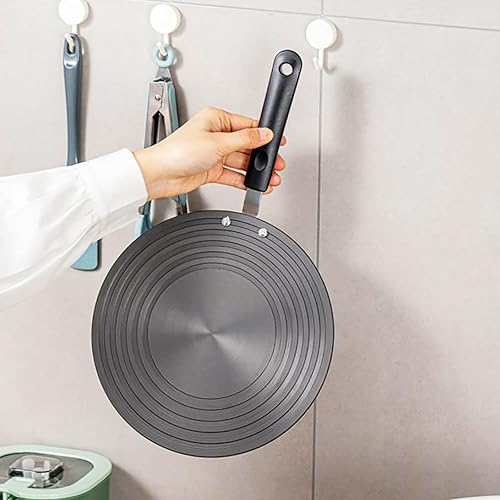 Miniatura 7 de WUWEOT Paquete de 2 difusores de calor para estufa de gas, placa adaptadora de gas de aluminio de 0.236 pulgadas, reductor de llama de 9.3 pulgadas,