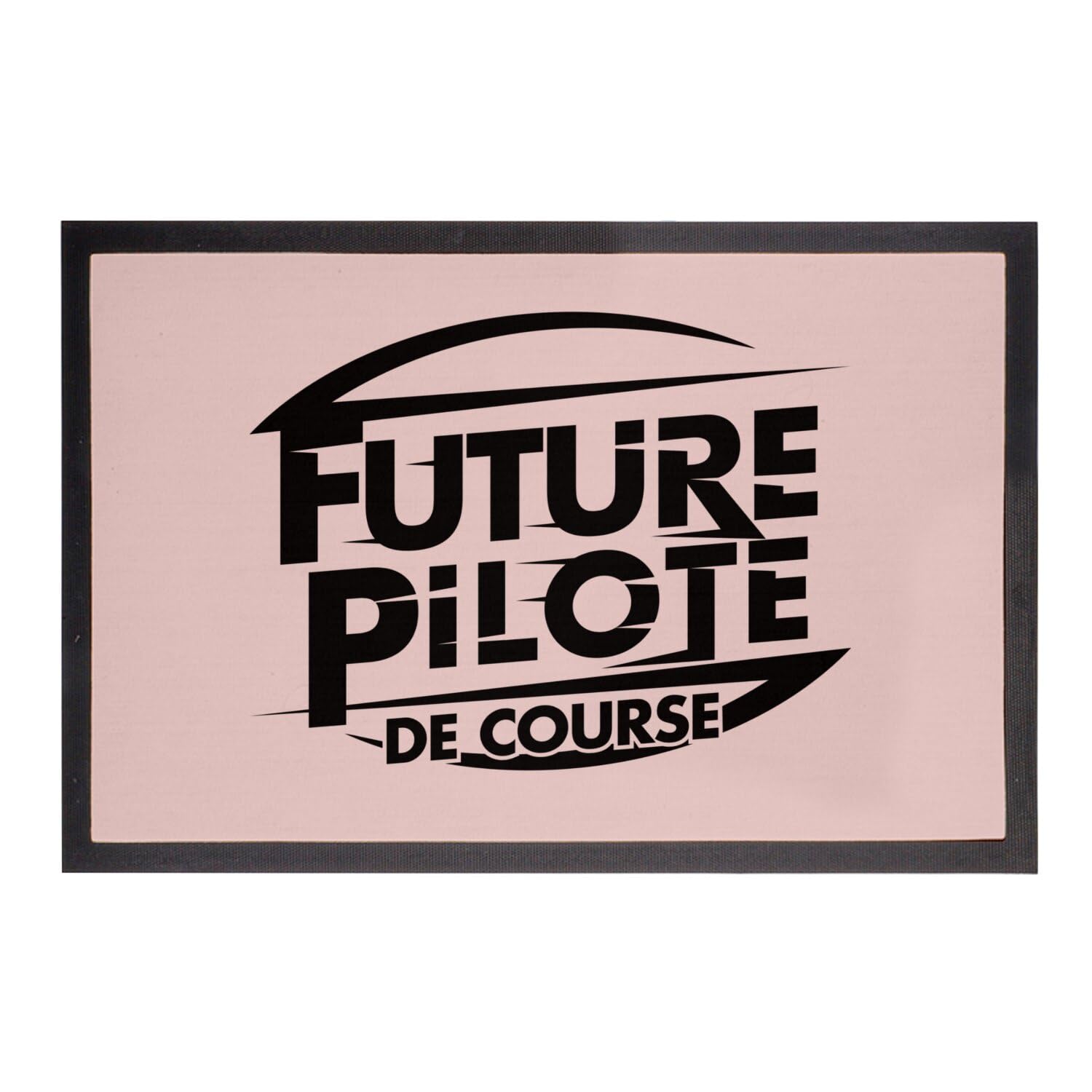 Paillasson Rose de Course 60x40cm : stop aux sols sales dans la chambre de vos enfants