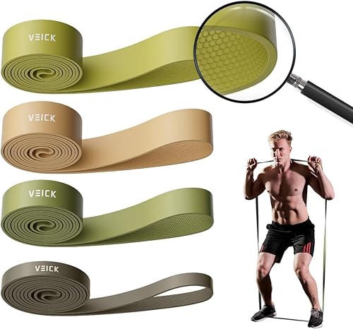 VEICK Bandas de resistencia para entrenamiento, bandas de ejercicio, bandas de entrenamiento, bandas de asistencia para dominadas, juego de bandas