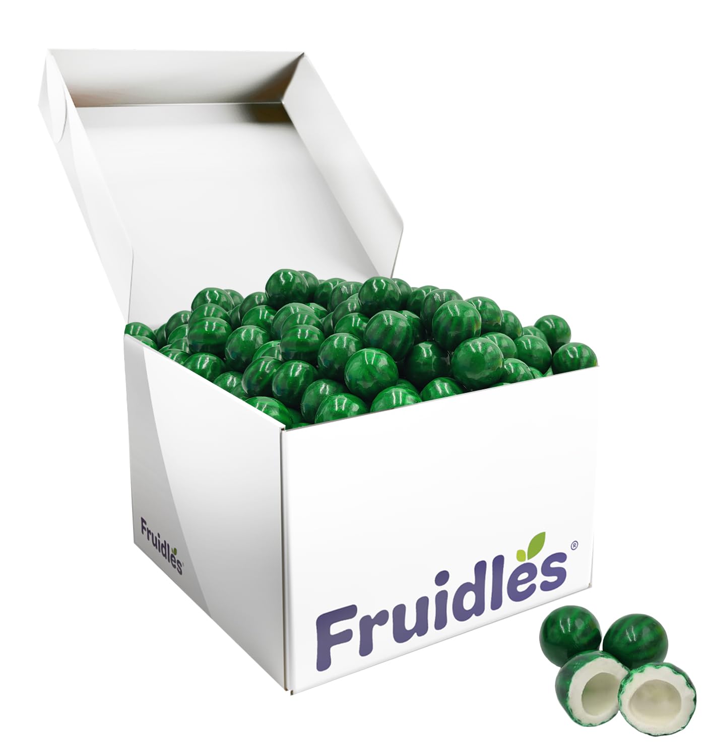 Wicked Watermelon Gum Balls Fruit Flavored, Candy Buffet Treats, Machine Size Refills, Kosher Certified Parve, 1" Inch (5 Pounds)