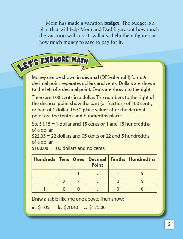 Our Vacation Budget: Level 3 (Mathematics Readers) - Image 5