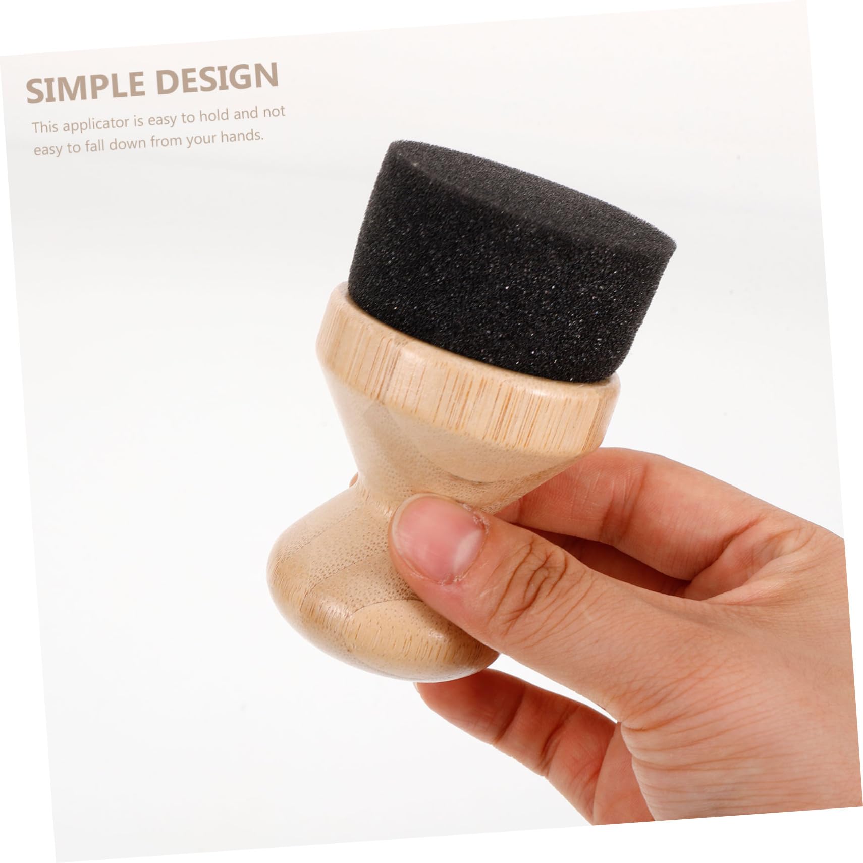 Cabilock 3pcs Oil and Cream Applicator Sponge Block Tool for Kitchen Cutting Boards Food-Grade Oil Applicator for Wood Maintenance Compact Design for