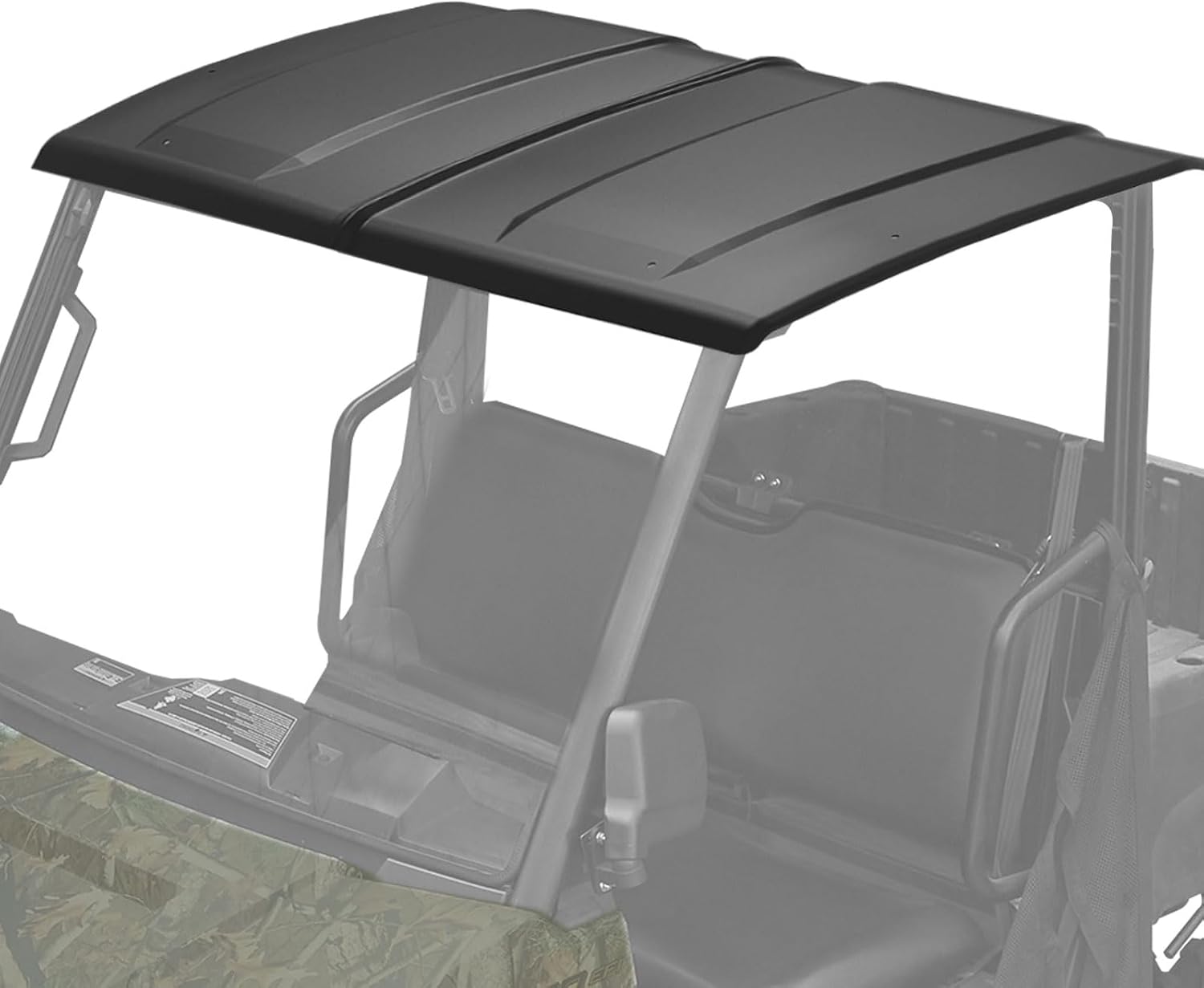 Sport Roof Top for Polaris Ranger 570 FullSize, Durable Polyethylene 2-Piece Combination Sun Visor Roof for 2016-2025 Polaris Ranger 570 Full-Size Accessories
