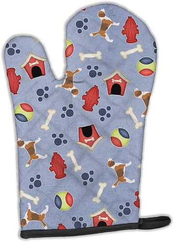 Vista 459 de Caroline's Treasures BB4904OVMT Christmas Siberian Husky Oven Mitt Heat Resistant Thick Oven Mitt for Hot Pans and Oven, Kitchen Mitt Protect Hands