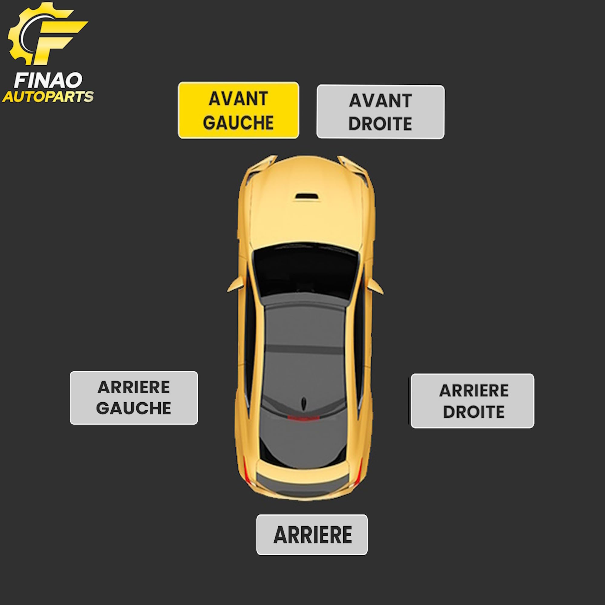 Baguette de pare-brise gauche conducteur | Installation facile & qualité OEM | Compatible avec Renault Master III, Opel Movano B, Nissan NV400 | FINAO AUTOPARTS