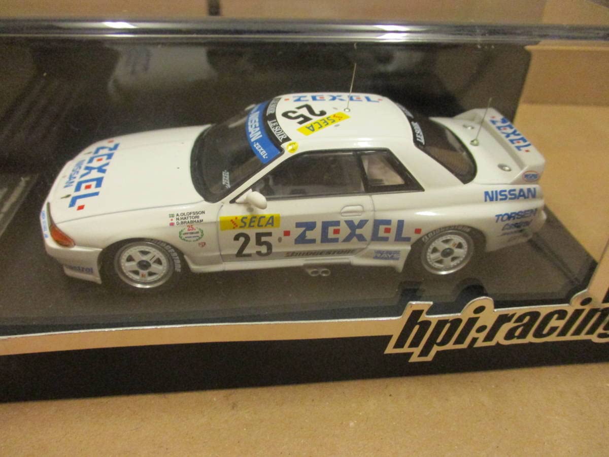 Amazon | HPI ZEXEL NISSAN SKYLINE GT-R R32#25 1991 SPA 24時間 1/43