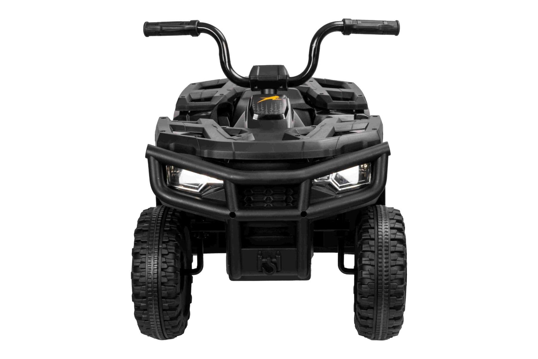 Quad électrique Enfant 12V sous Licence Arctic Cat, Transmission arrière, Noir, Batterie Lithium, 2 Moteurs de 25W véhicule Electrique pour Enfants 3-5 Ans, MP3/AUX/éclairage LED