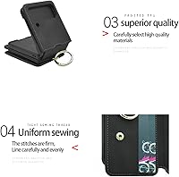 Vista 5 de Asuwish Funda para teléfono Samsung Galaxy Z Flip 4 5G 2022 con anillo para correa cruzada, cordón, soporte para tarjeta de crédito, accesorios
