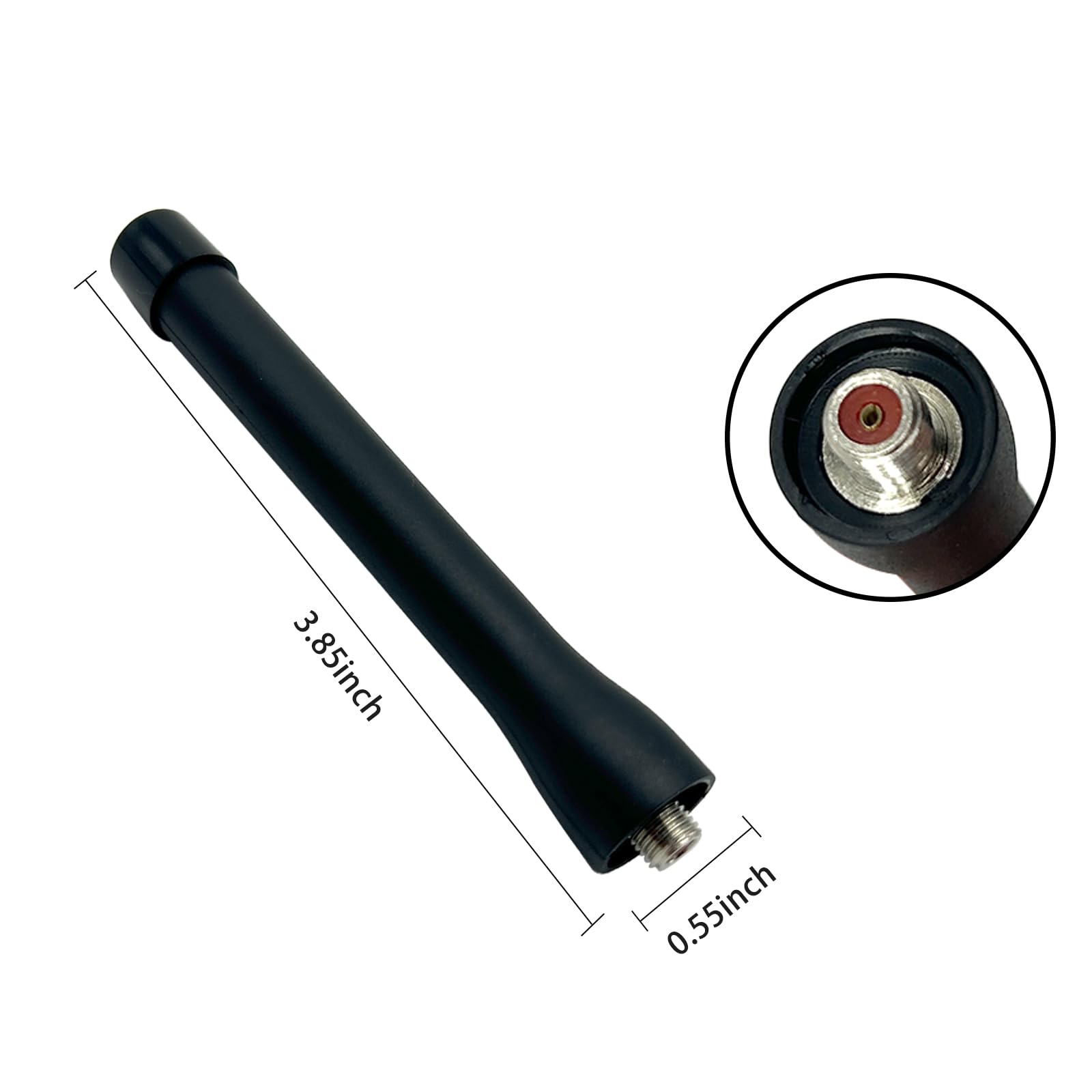 VHF Antenna 136-174MHz 3.7 Inch for HT1000 XTS1500 XTS2500 XTS3000 XTS3500 XTS5000 PR1500 MT2000 MTS2000 Two Way Radio