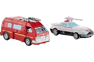 Studio Series 86 Buzzworthy Bumblebee Battle Damage Ironhide & Prowl Action Figure 2-Pack