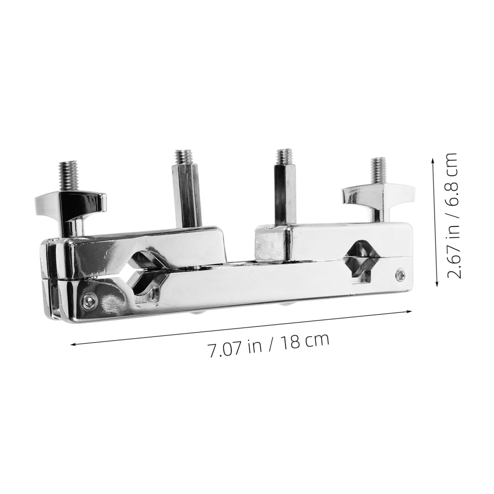 BESTonZON 3pezzi Per Cimbali e Strumenti Percussione Staffa Per Batteria Fissaggio Sicuro e Materiali Resistenti Accessorio Per Musicisti e Batteristi