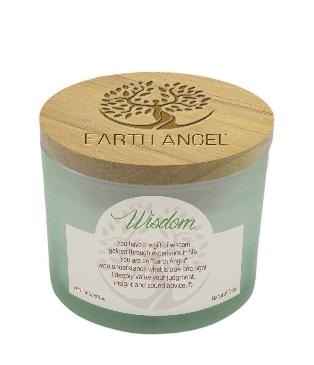 Earth Angel Natural Soy Candle 12 Ounce Wisdom