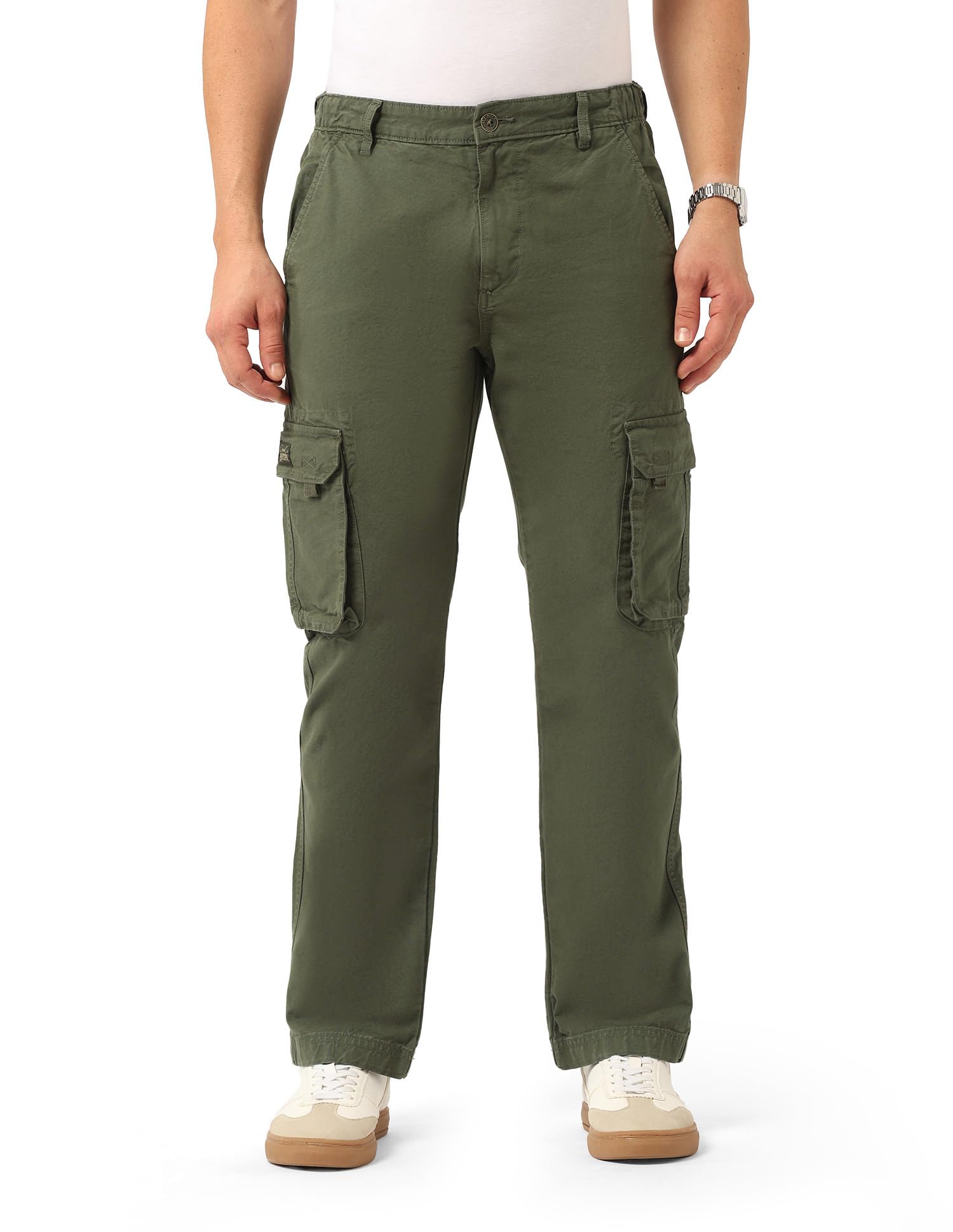 u.s. polo assn. denim co. Mid Rise Twill Straight fit Trousers_UDTRO0268-picture-28